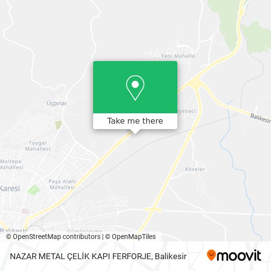 NAZAR METAL ÇELİK KAPI FERFORJE map
