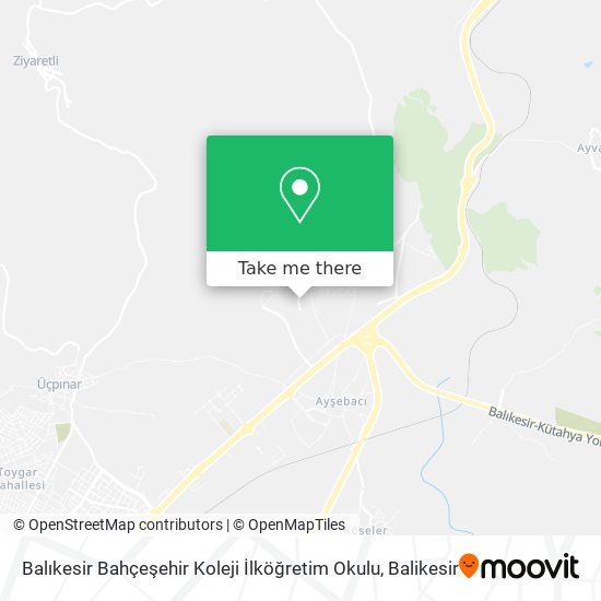 Balıkesir Bahçeşehir Koleji İlköğretim Okulu map