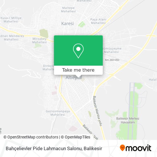 Bahçelievler Pide Lahmacun Salonu map