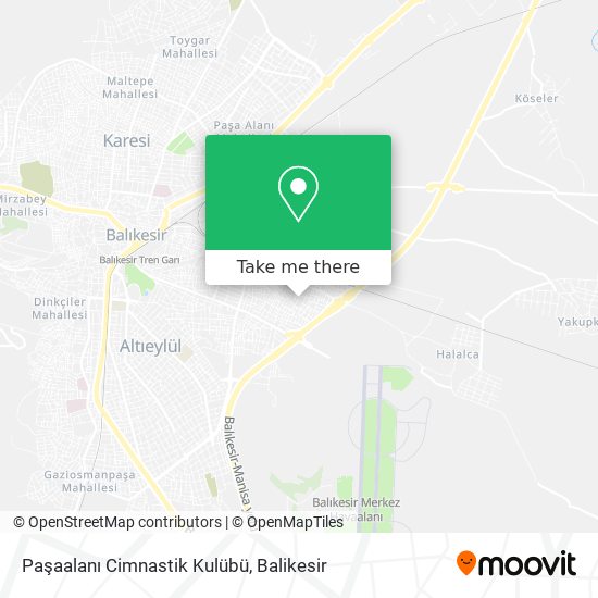 Paşaalanı Cimnastik Kulübü map
