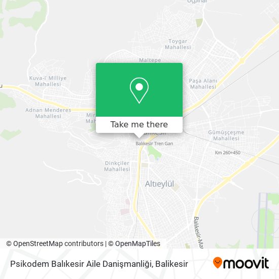 Psikodem Balıkesir Aile Danişmanliği map