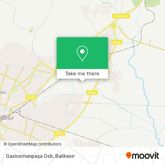 Gaziosmanpaşa Osb map