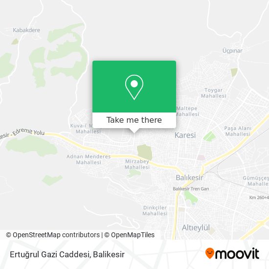 Ertuğrul Gazi Caddesi map