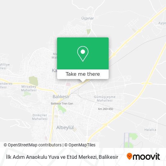 İlk Adım Anaokulu Yuva ve Etüd Merkezi map