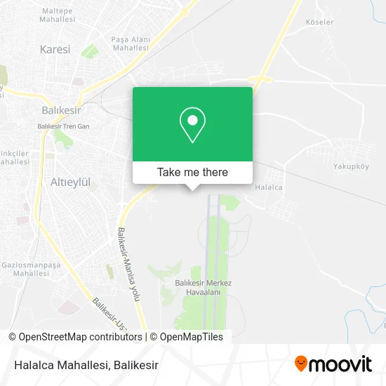 Halalca Mahallesi map