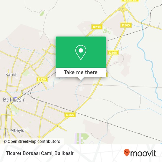 Ticaret Borsası Cami map