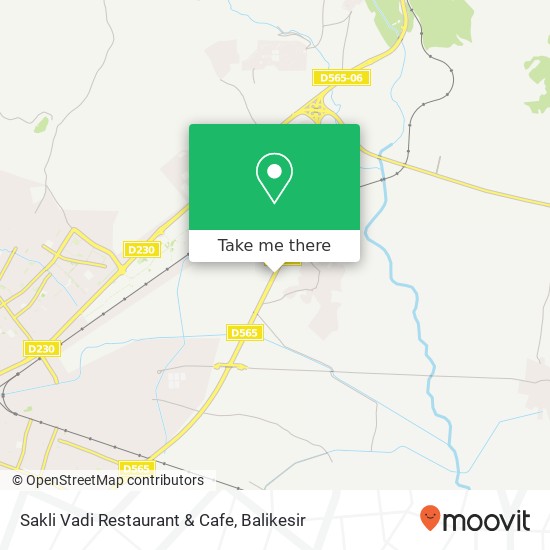 Sakli Vadi Restaurant & Cafe map