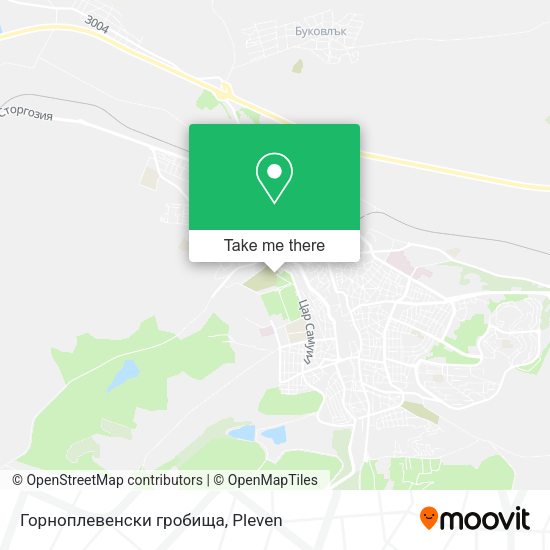 Карта Горноплевенски гробища
