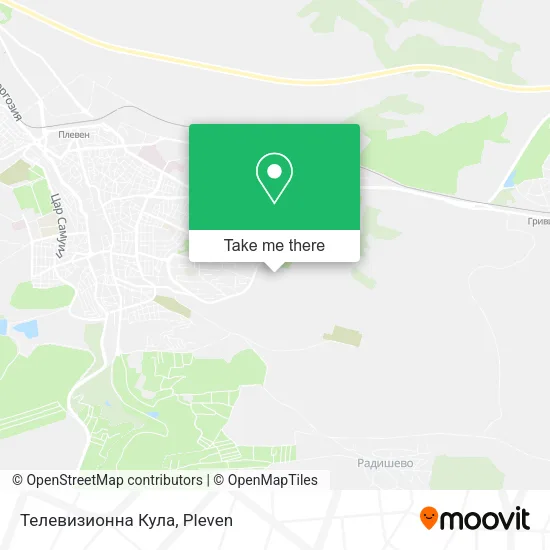 Карта Телевизионна Кула