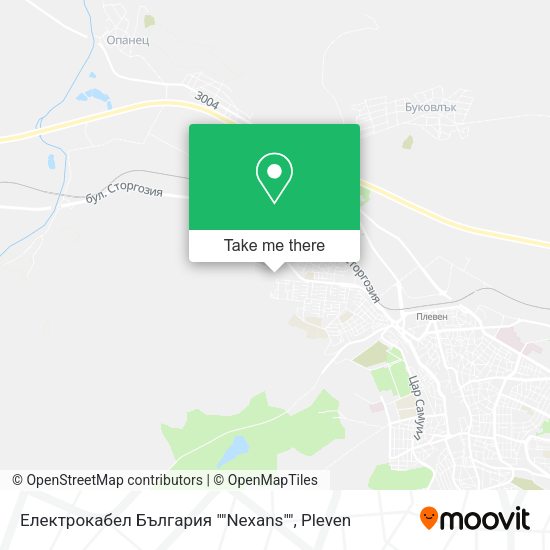 Карта Електрокабел България ""Nexans""