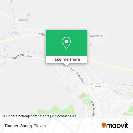 Плевен Запад map