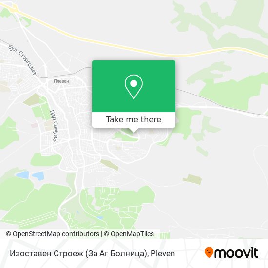 Изоставен Строеж (За Аг Болница) map