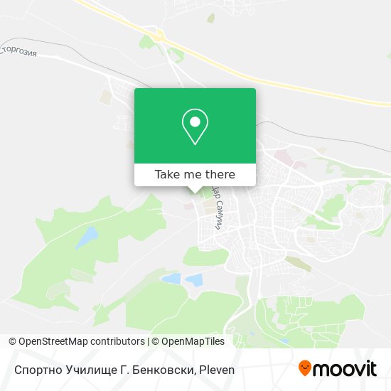 Спортно Училище Г. Бенковски map