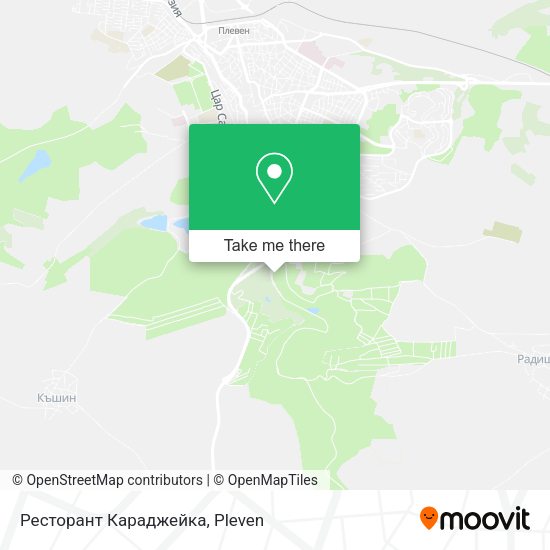 Карта Ресторант Караджейка