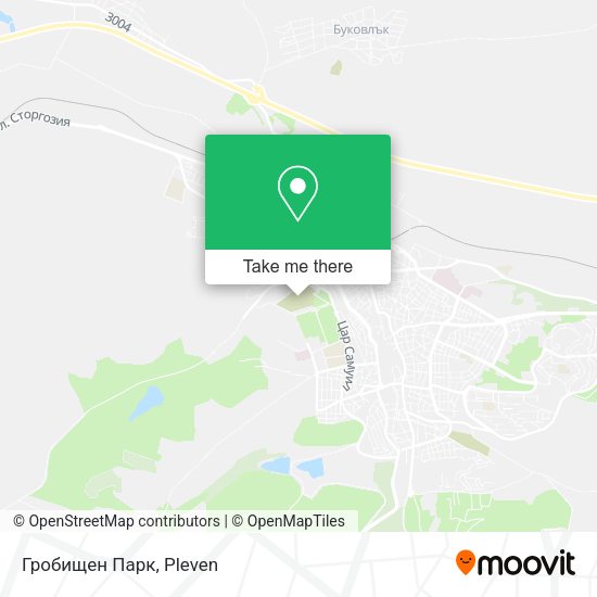 Карта Гробищен Парк