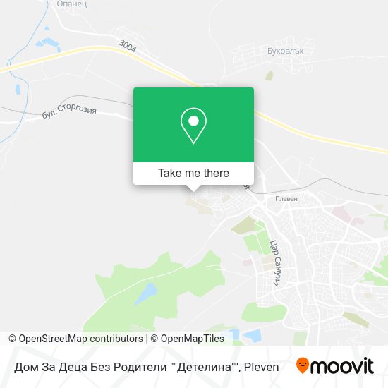 Карта Дом За Деца Без Родители ""Детелина""