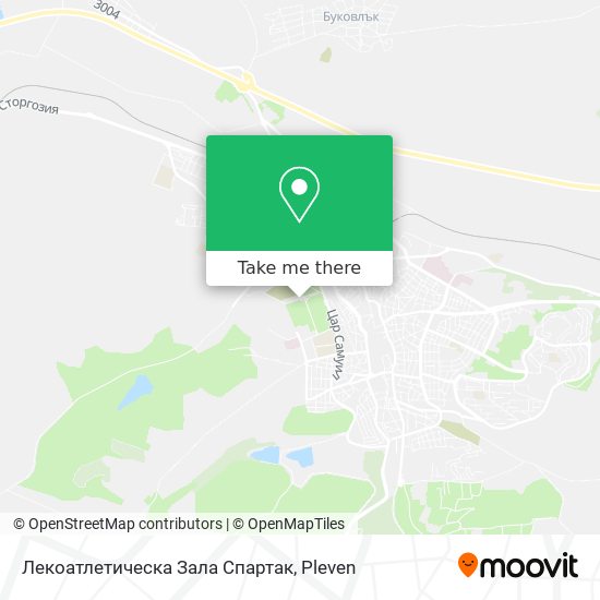 Лекоатлетическа Зала Спартак map