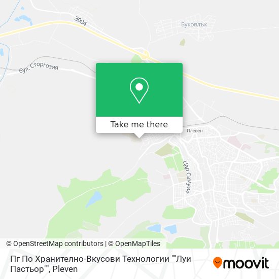 Пг По Хранително-Вкусови Технологии ""Луи Пастьор"" map