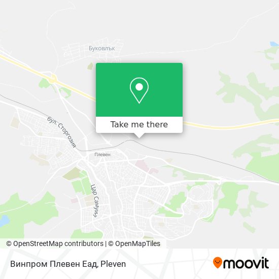 Винпром Плевен Еад map