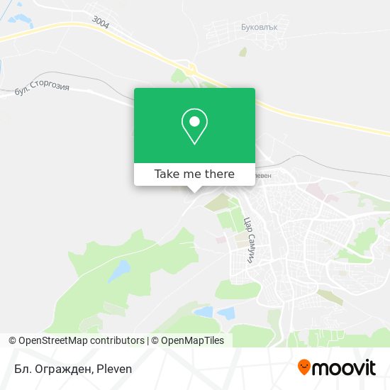 Бл. Огражден map