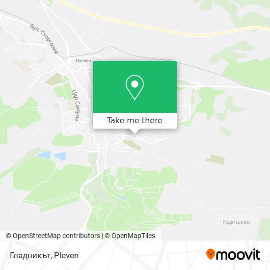 Гладникът map
