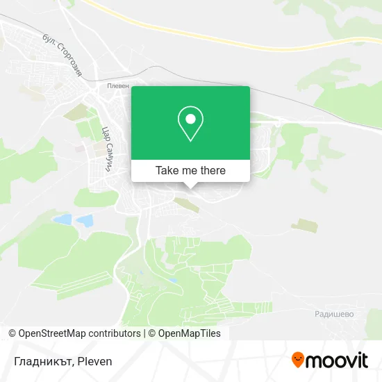 Карта Гладникът