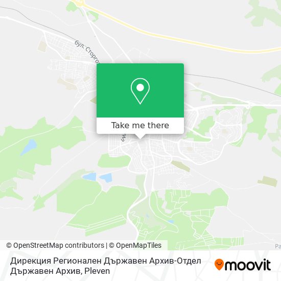 Дирекция Регионален Държавен Архив-Отдел Държавен Архив map