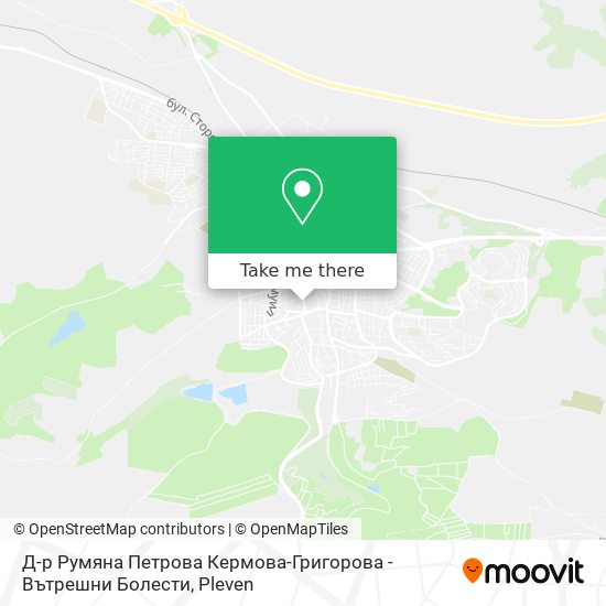Карта Д-р Румяна Петрова Кермова-Григорова - Вътрешни Болести