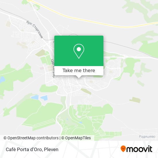 Карта Cafè Porta d'Oro