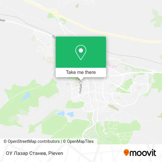 Карта ОУ Лазар Станев