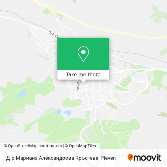 Карта Д-р Мариана Александрова Кръстева