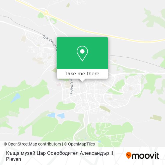 Къща музей Цар Освободител Александър II map