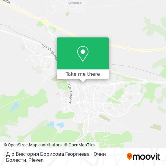 Д-р Виктория Борисова Георгиева - Очни Болести map