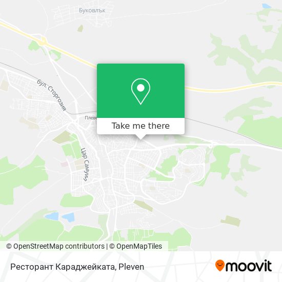 Ресторант Караджейката map