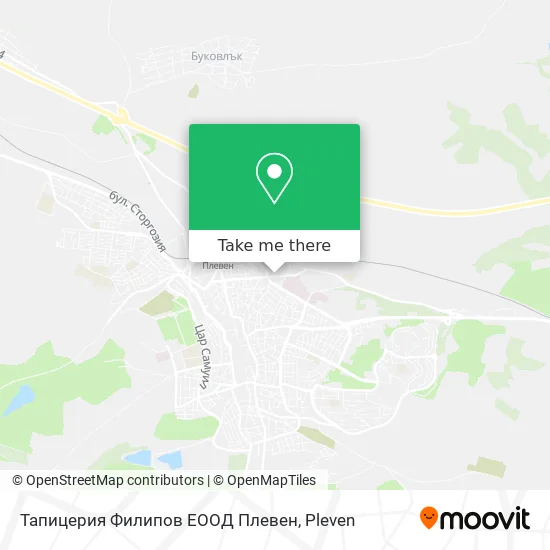 Карта Тапицерия Филипов ЕООД Плевен