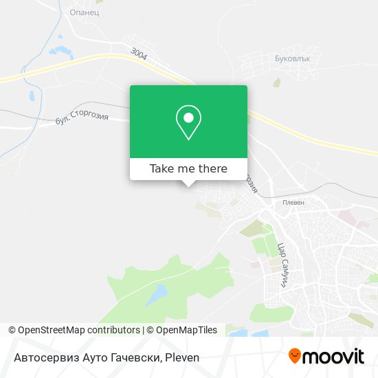 Автосервиз Ауто Гачевски map