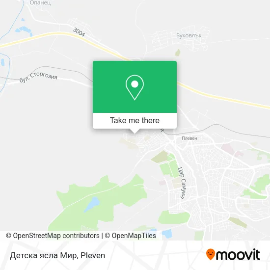 Карта Детска ясла Мир
