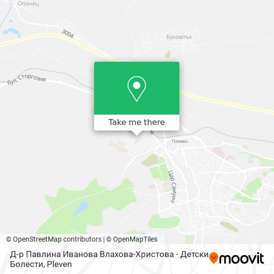 Д-р Павлина Иванова Влахова-Христова - Детски Болести map