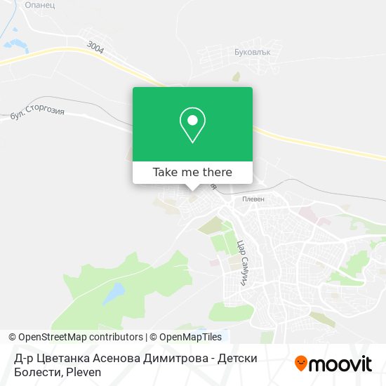 Д-р Цветанка Асенова Димитрова - Детски Болести map