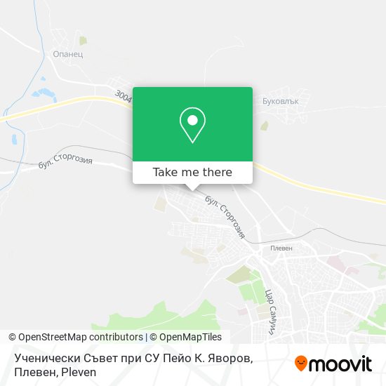 Ученически Съвет при СУ Пейо К. Яворов, Плевен map