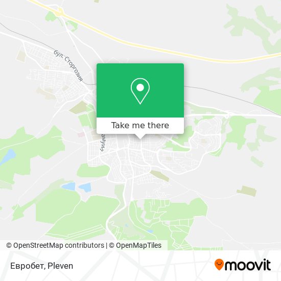 Евробет map