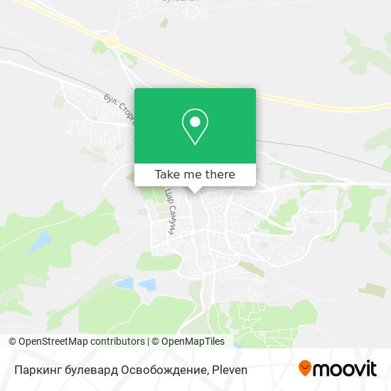 Паркинг булевард Освобождение map