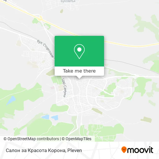 Салон за Красота Корона map