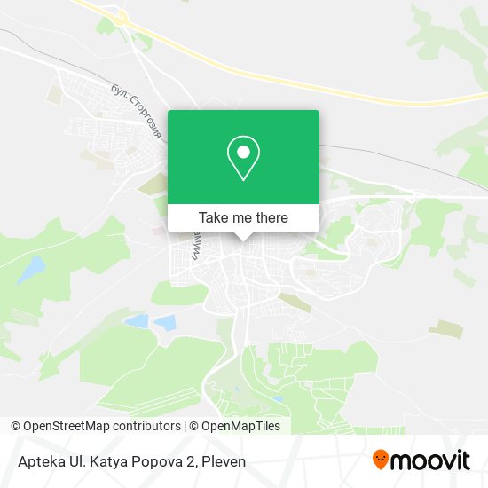 Аpteka Ul. Katya Popova 2 map