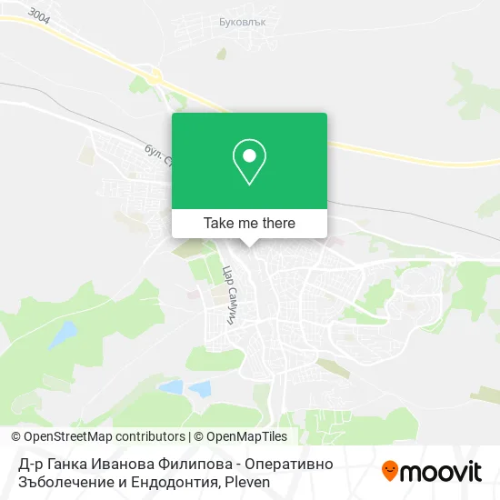 Карта Д-р Ганка Иванова Филипова - Оперативно Зъболечение и Ендодонтия