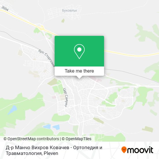 Д-р Манчо Вихров Ковачев - Ортопедия и Травматология map