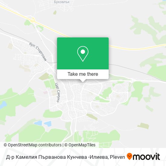 Д-р Камелия Първанова Кунчева -Илиева map