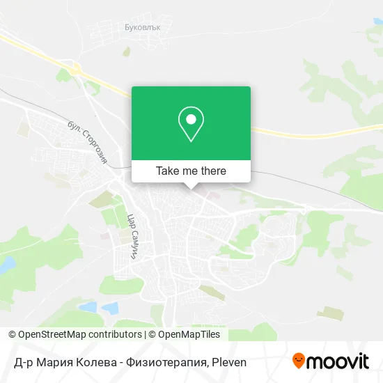 Карта Д-р Мария Колева - Физиотерапия