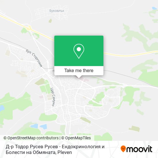 Д-р Тодор Русев Русев - Ендокринология и Болести на Обмяната map