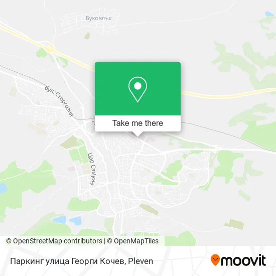 Карта Паркинг улица Георги Кочев